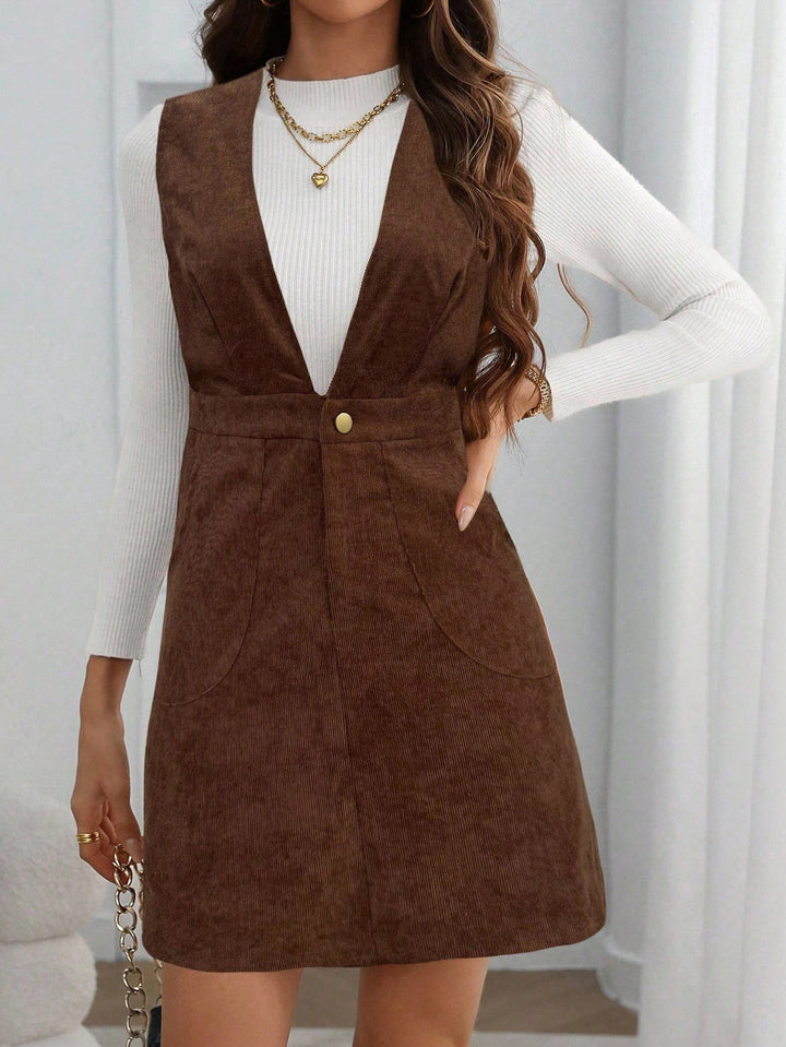 Rochie mini SHEIN, maro