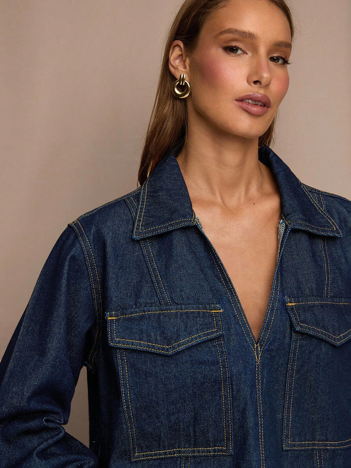 Top SHEIN, albastru