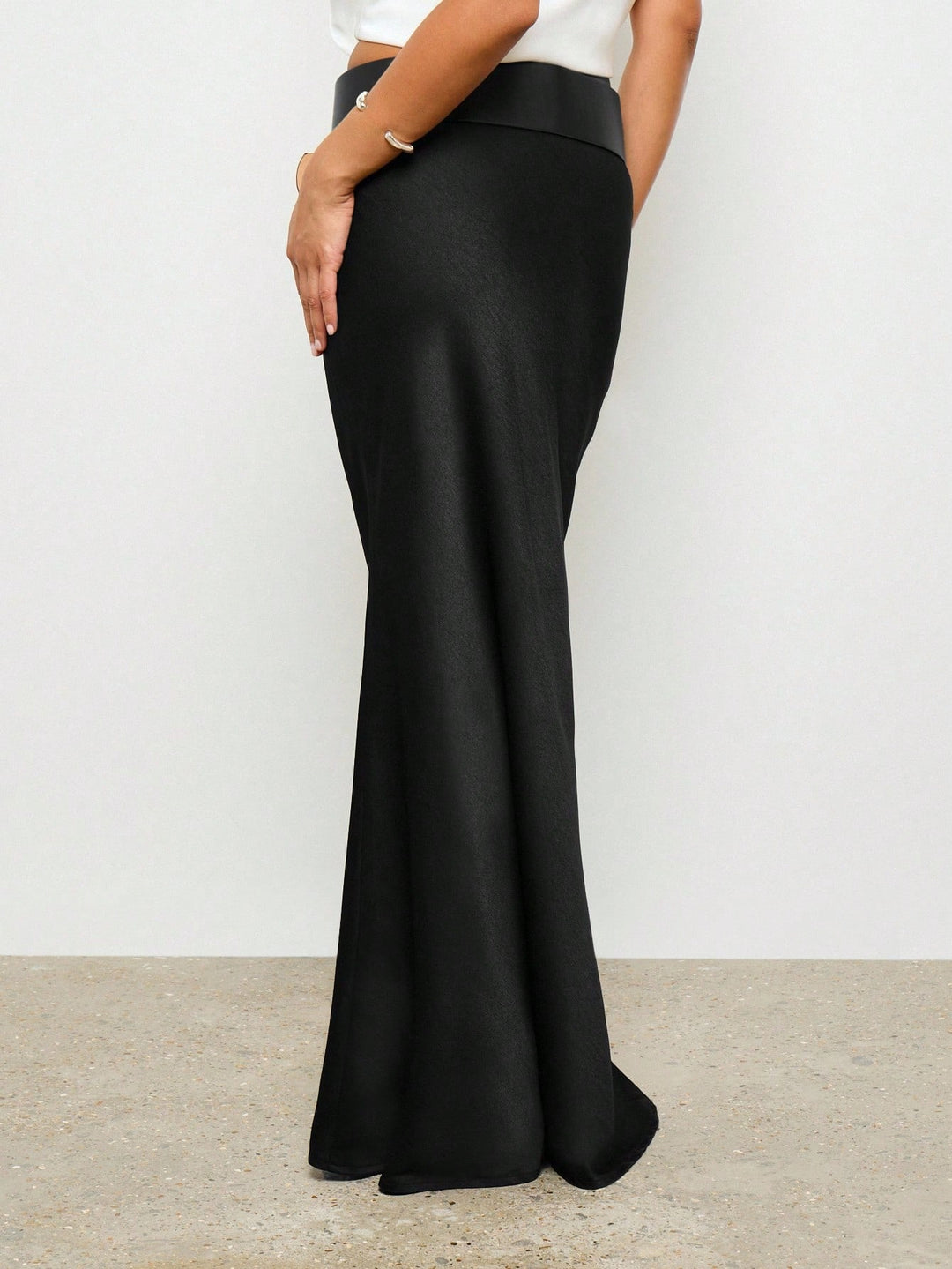 SHEIN Maxi szoknya, fekete