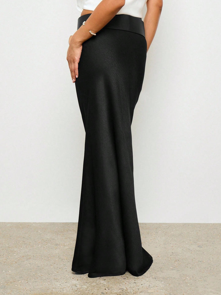SHEIN Maxi szoknya, fekete