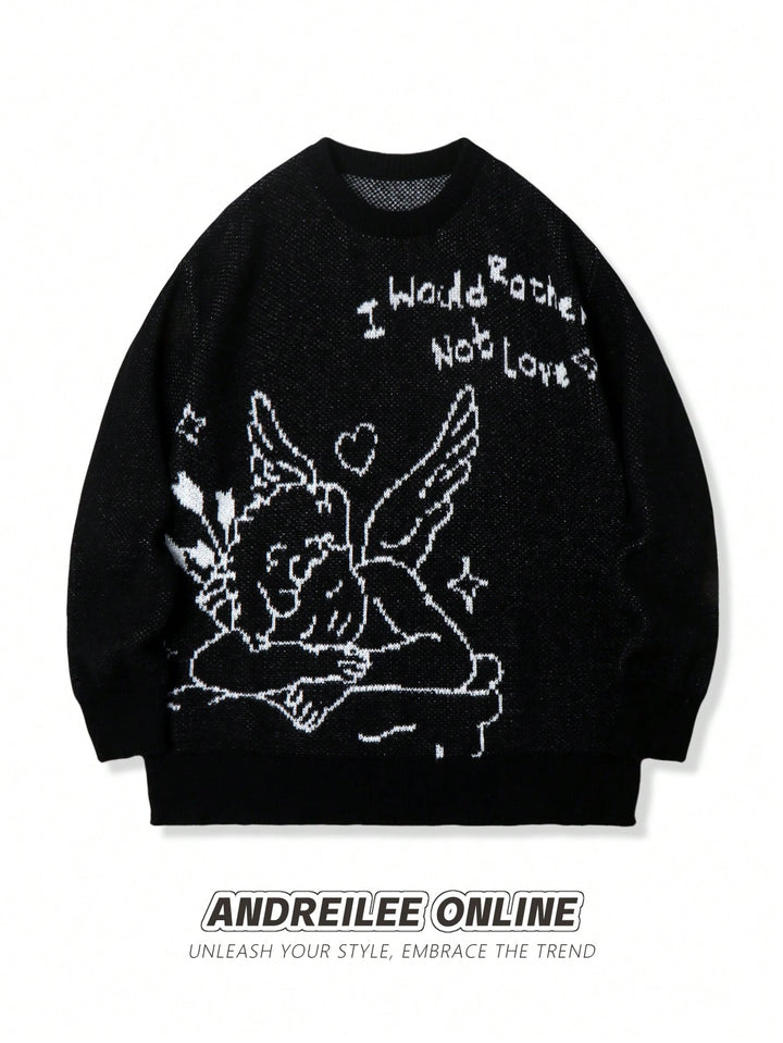 Pulover SHEIN, negru
