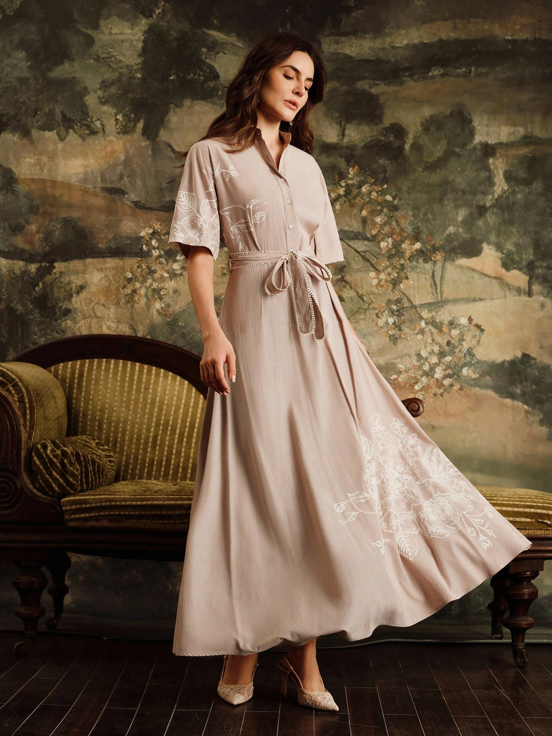 Rochie maxi SHEIN, vișiniu