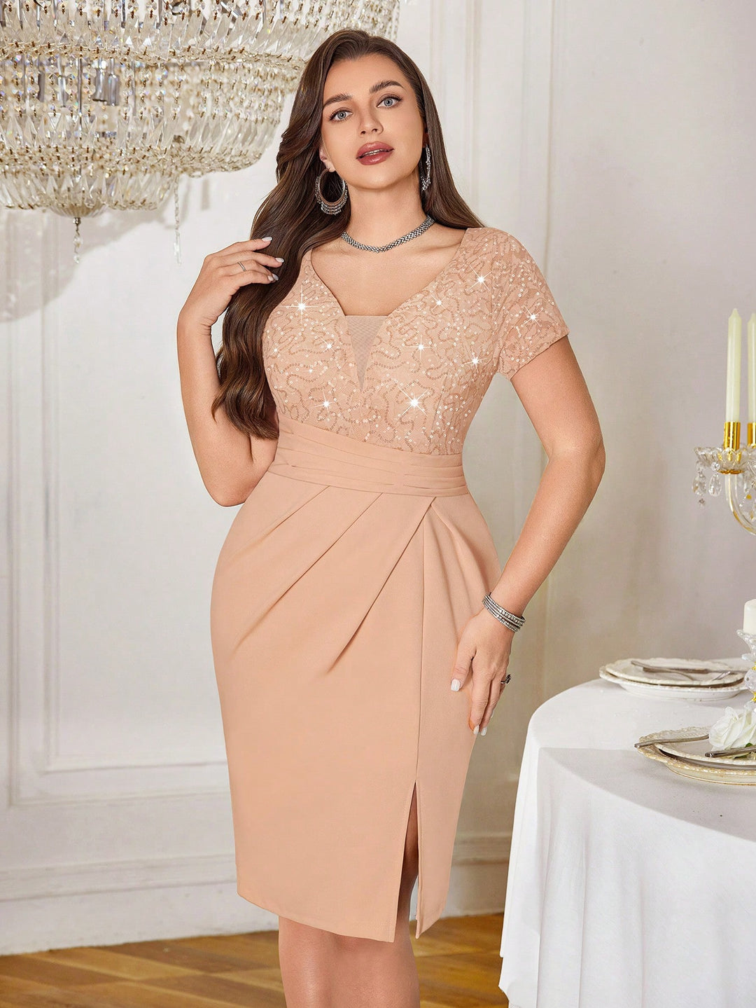 Rochie SHEIN, auriu