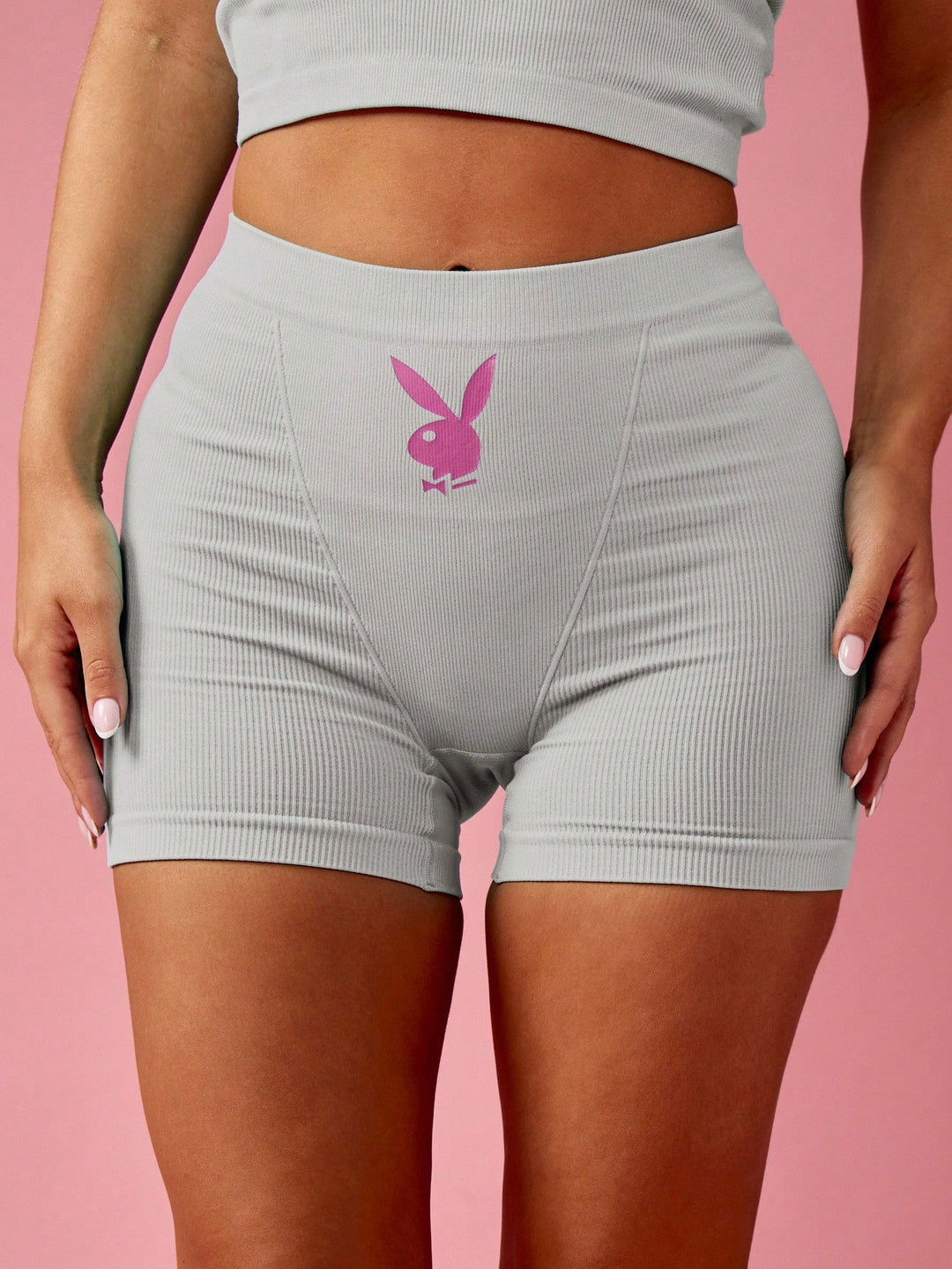 SHEIN rövid leggings, szürke