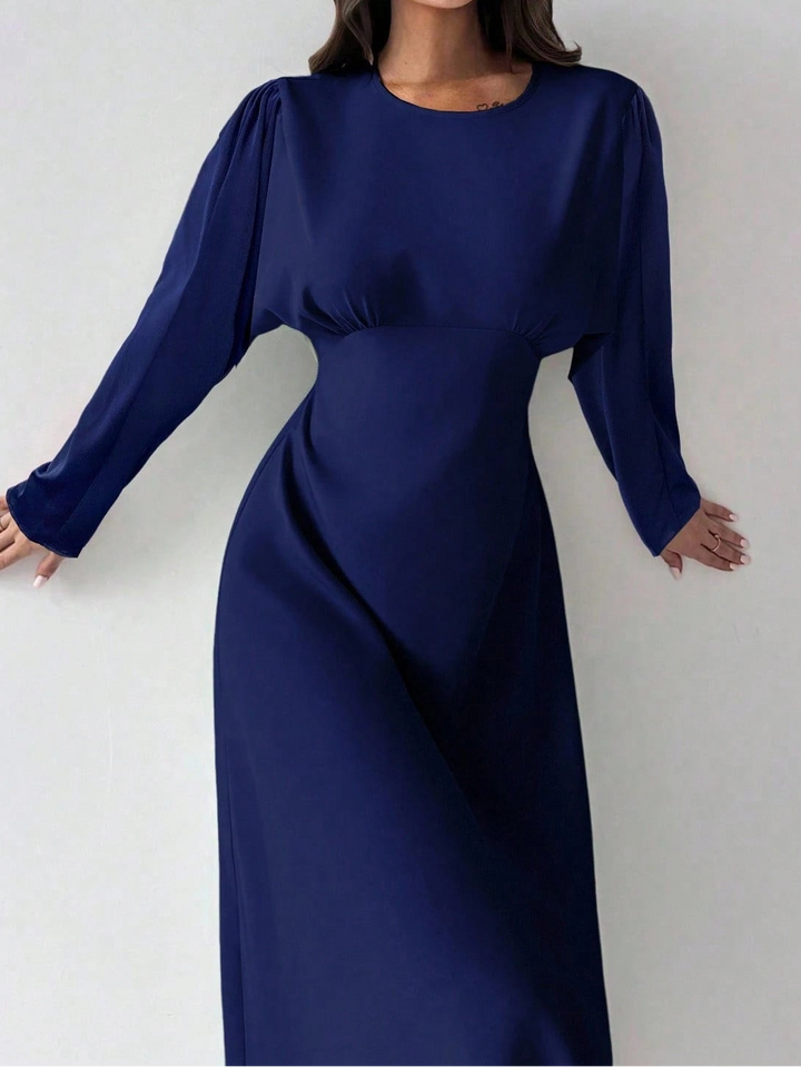 SHEIN midi ruha, kék