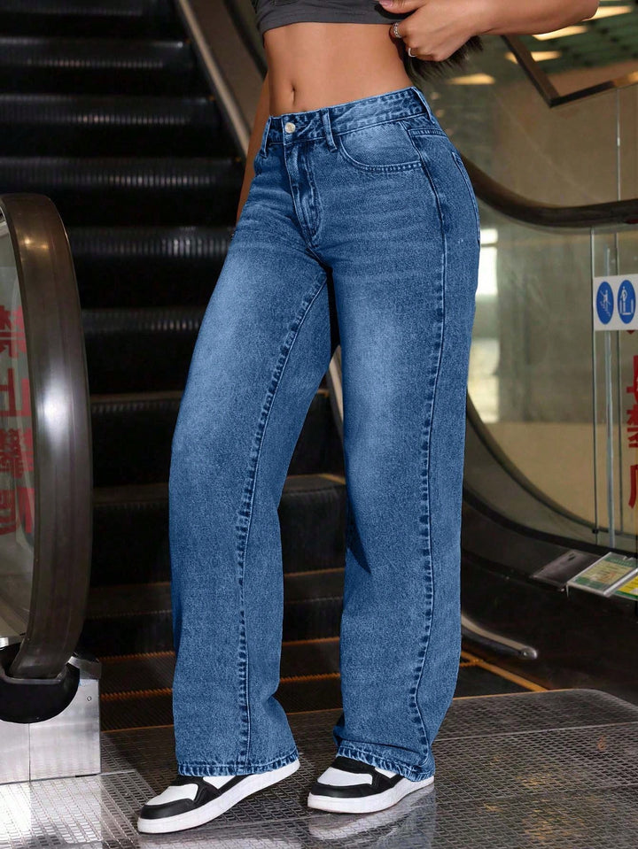 Jeans SHEIN, albastru