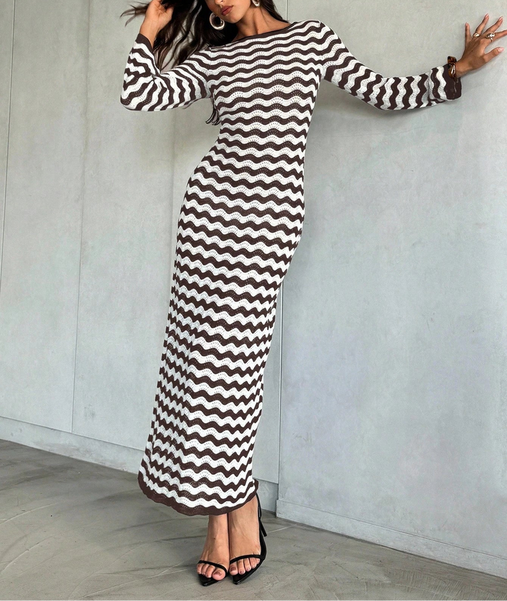 Rochie maxi Shein, mix culori