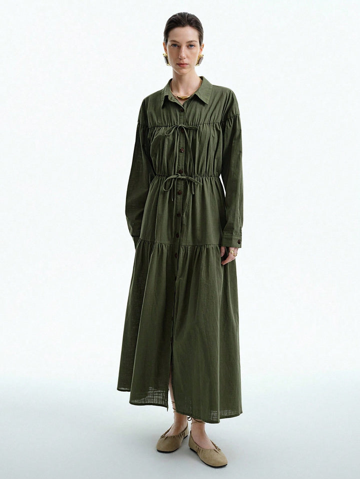Rochie maxi SHEIN, verde