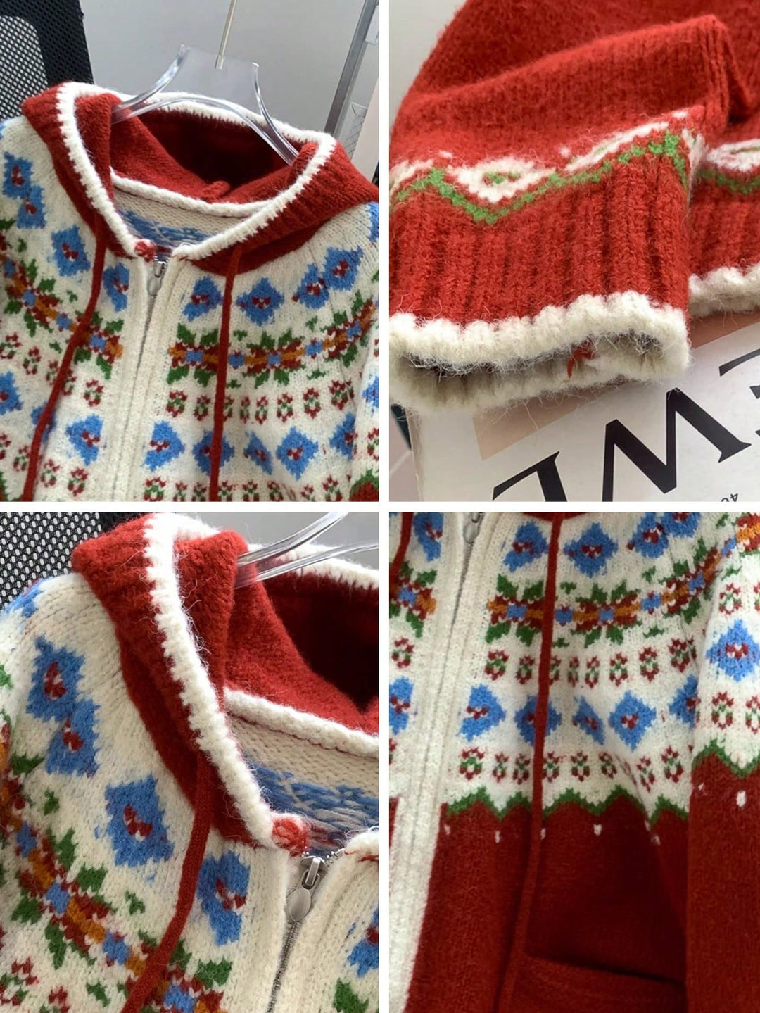 Cardigan SHEIN, roșu