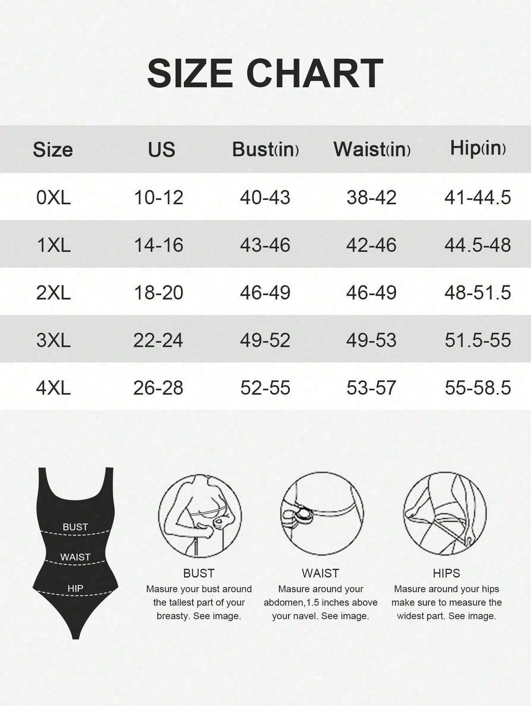 SHEIN alakformáló body, fekete
