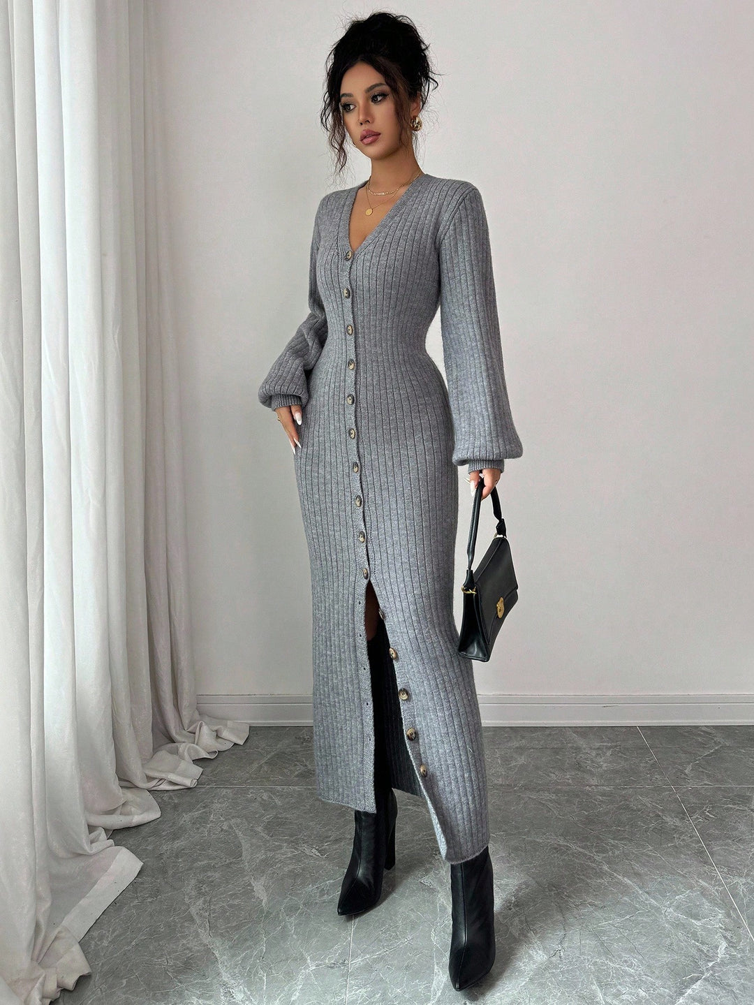 Rochie SHEIN, gri