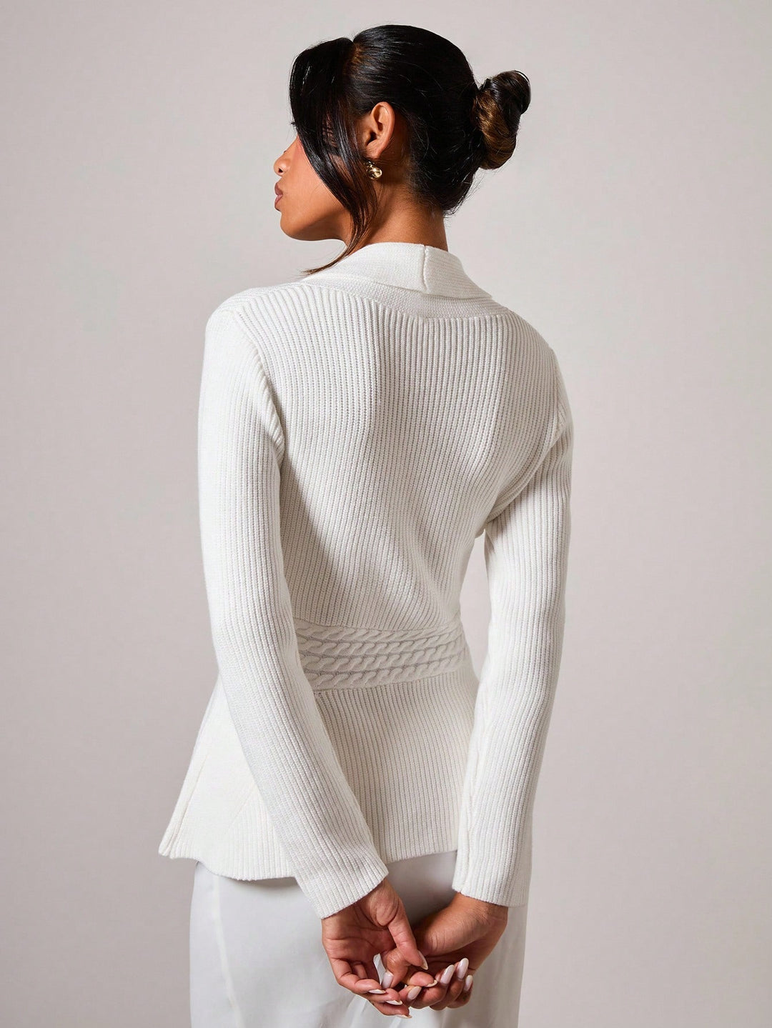 Cardigan SHEIN, alb