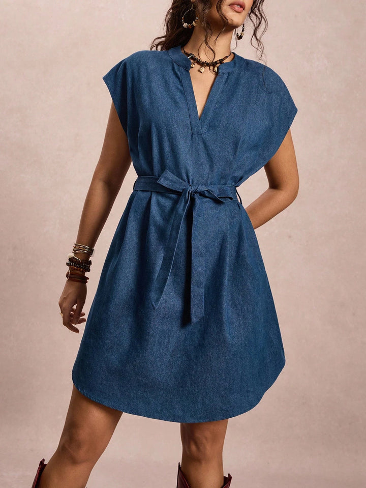 Rochie mini Shein Curve+, albastru