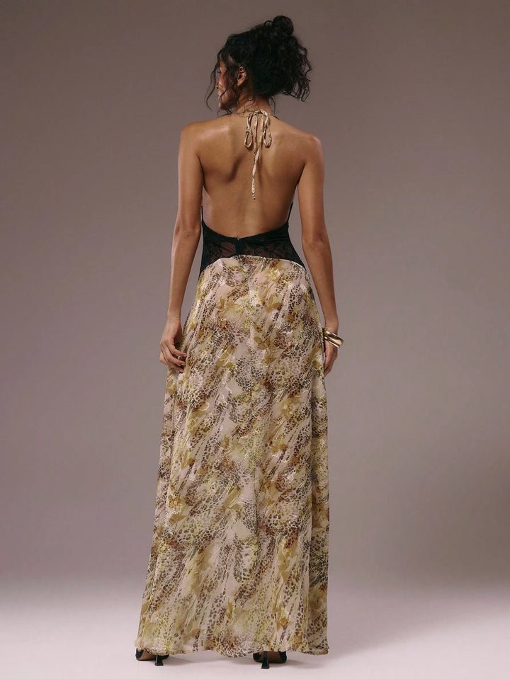 Rochie maxi SHEIN, mix culori