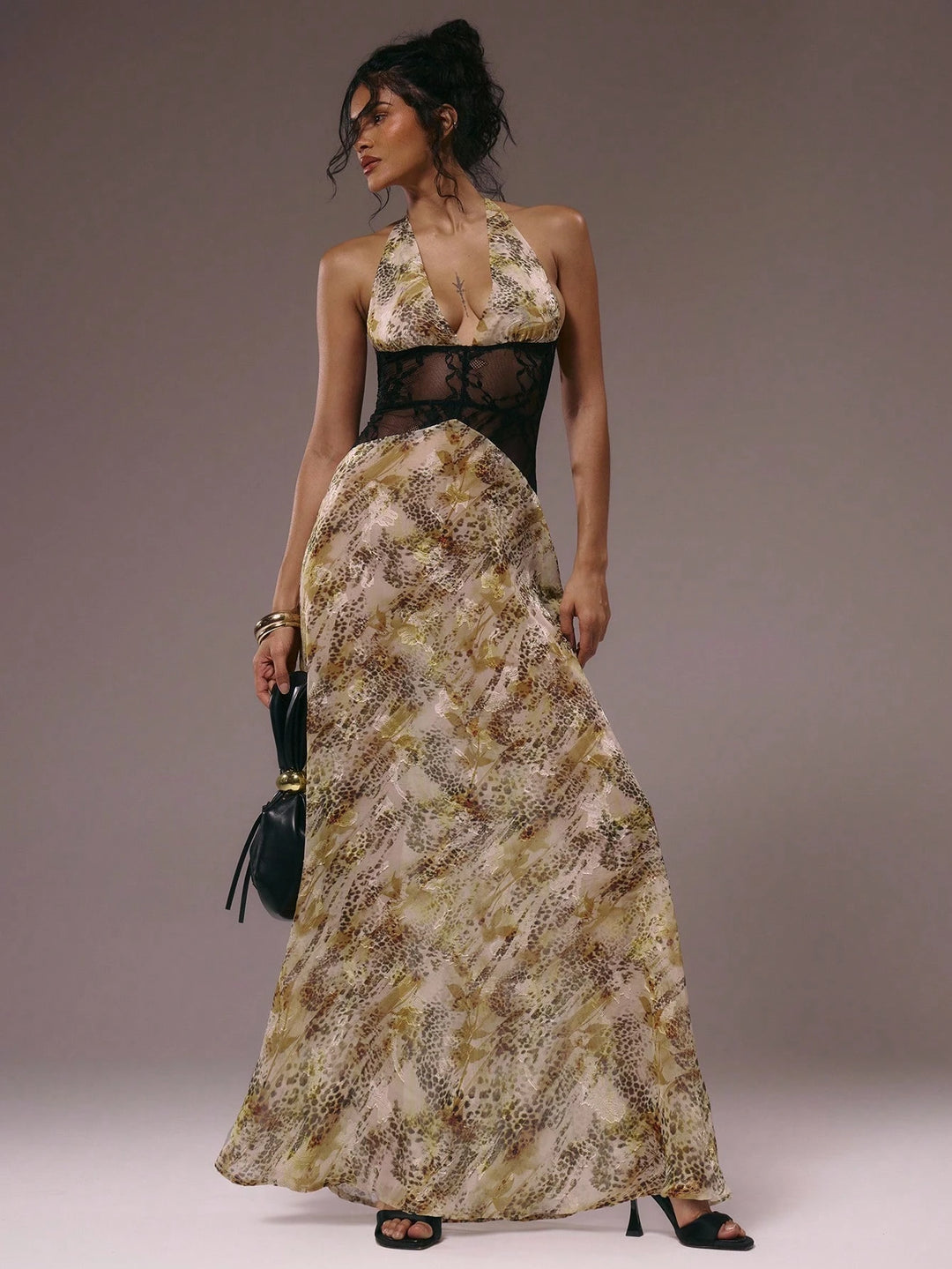 Rochie maxi SHEIN, mix culori