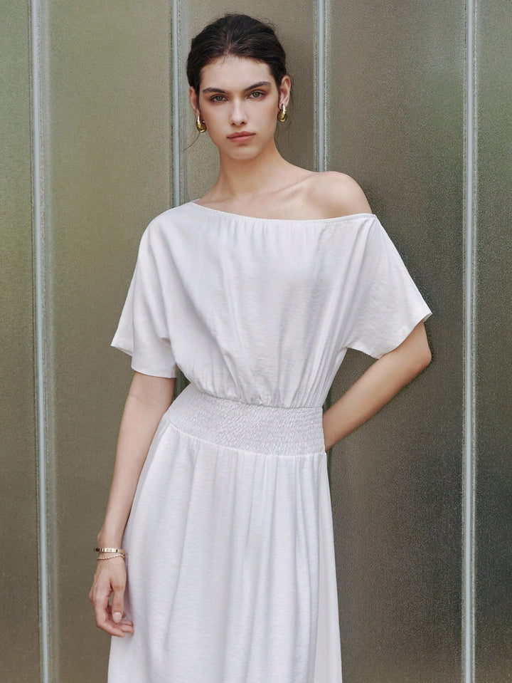 Rochie maxi SHEIN, alb