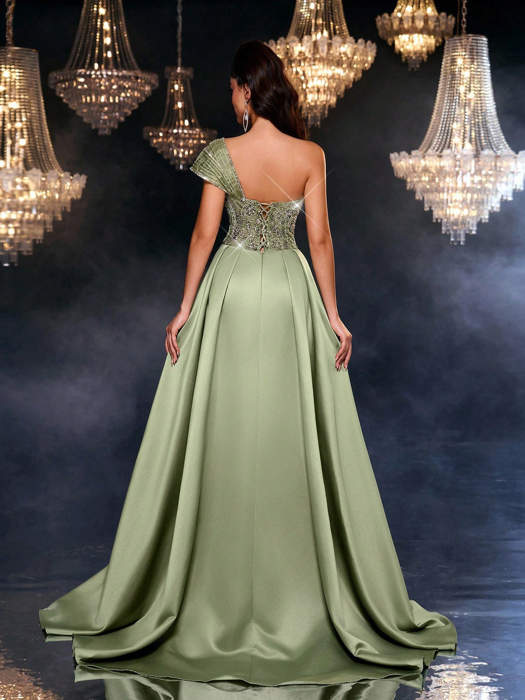 Rochie SHEIN, verde