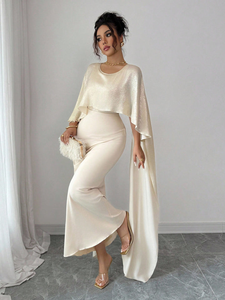 Rochie maxi SHEIN, auriu