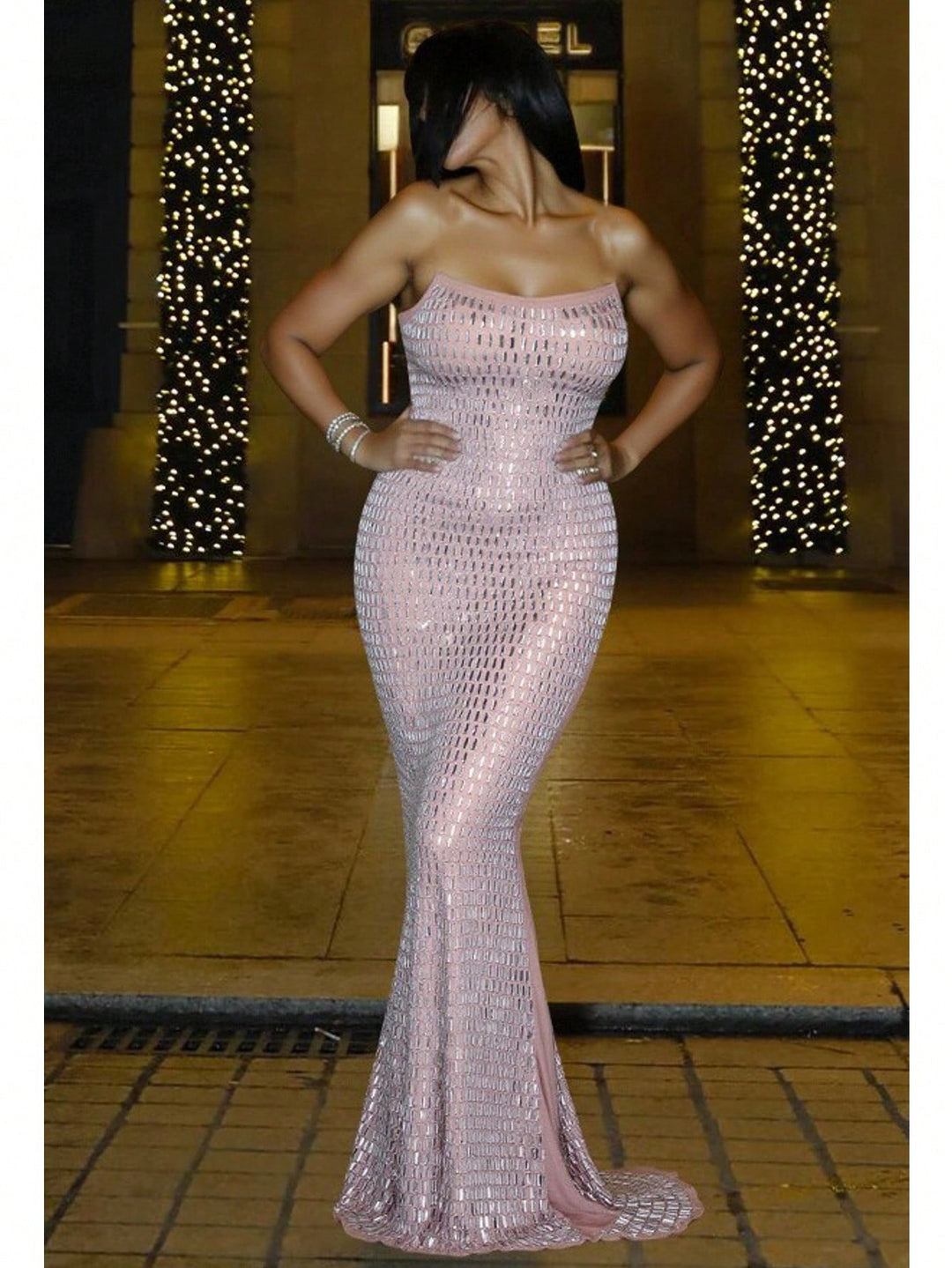 Rochie SHEIN, kaki