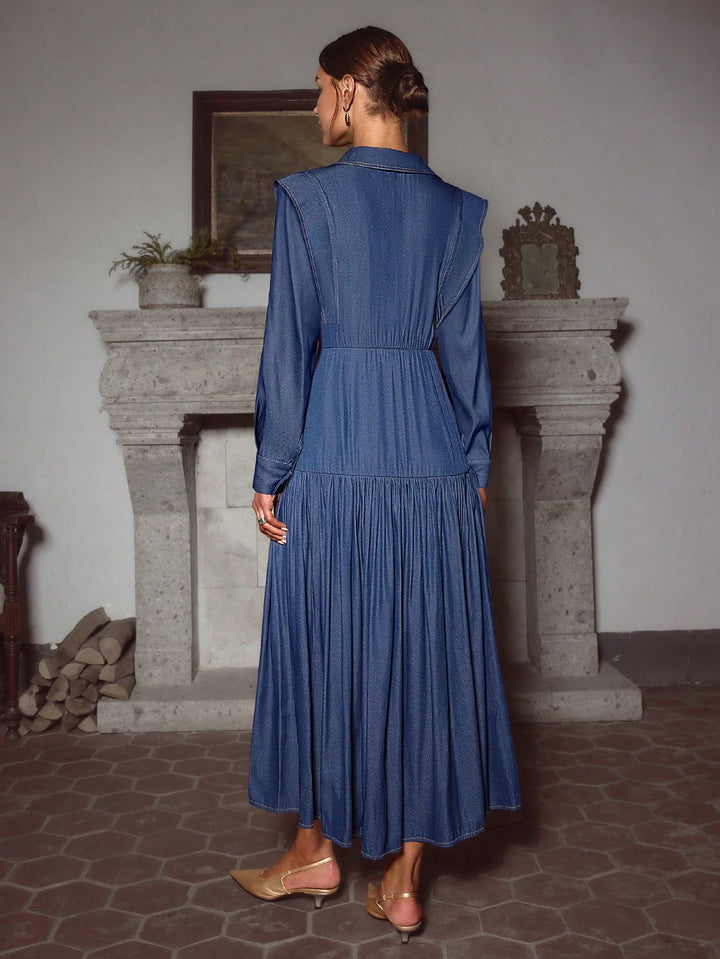 Rochie maxi SHEIN, albastru