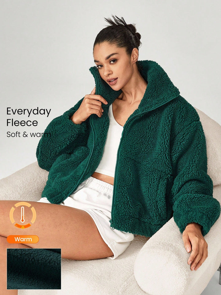 Jachetă sport SHEIN, verde