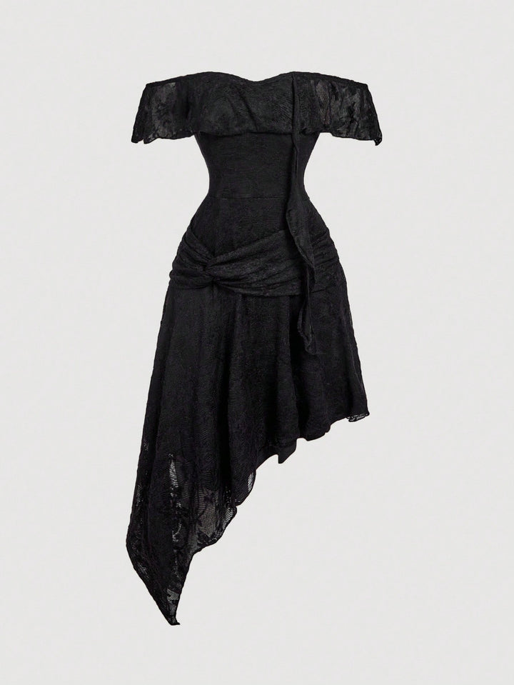 Rochie midi SHEIN, negru