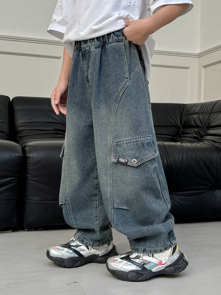 Jeans SHEIN, albastru