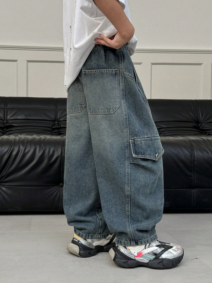 Jeans SHEIN, albastru