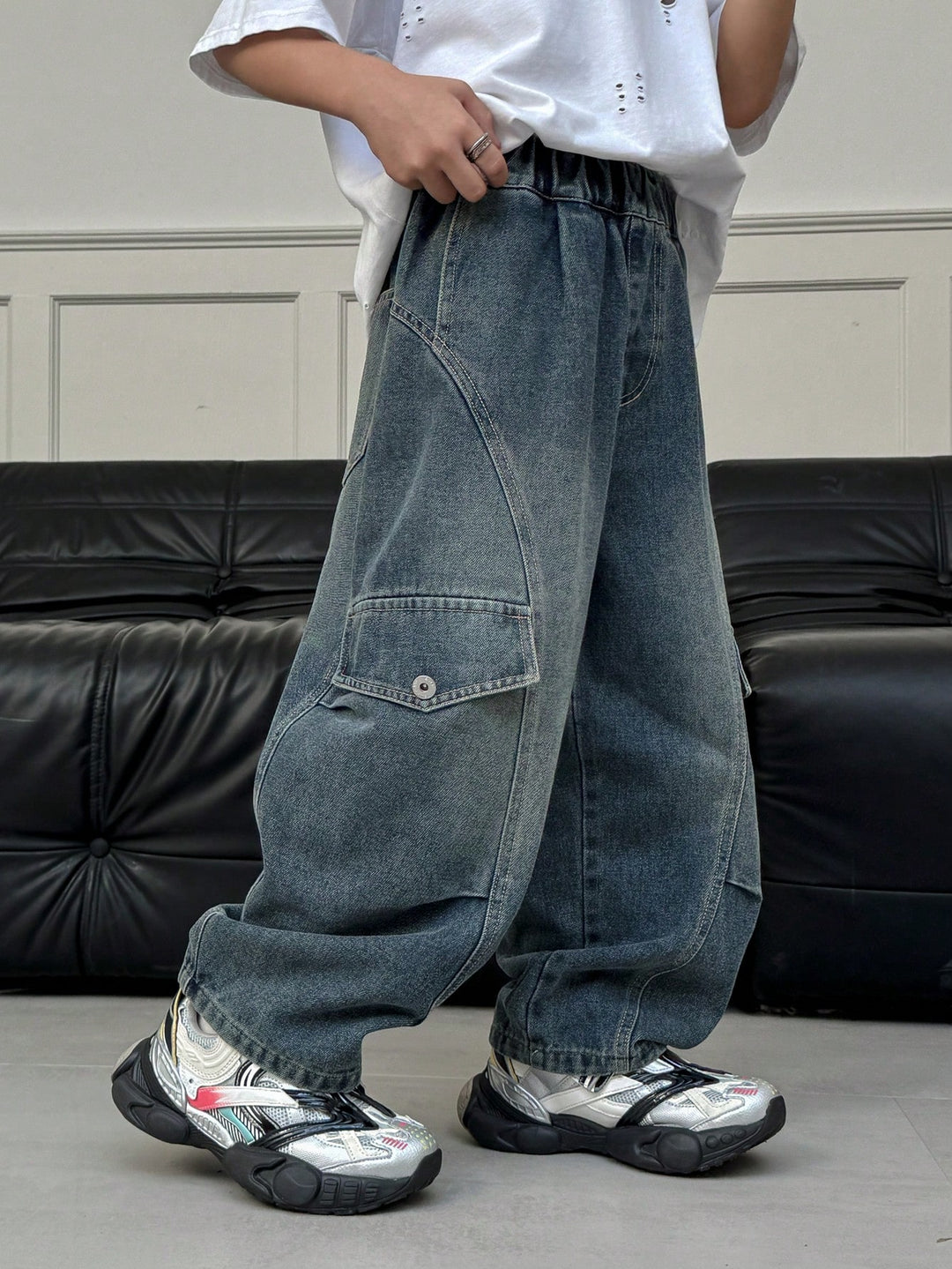 Jeans SHEIN, albastru