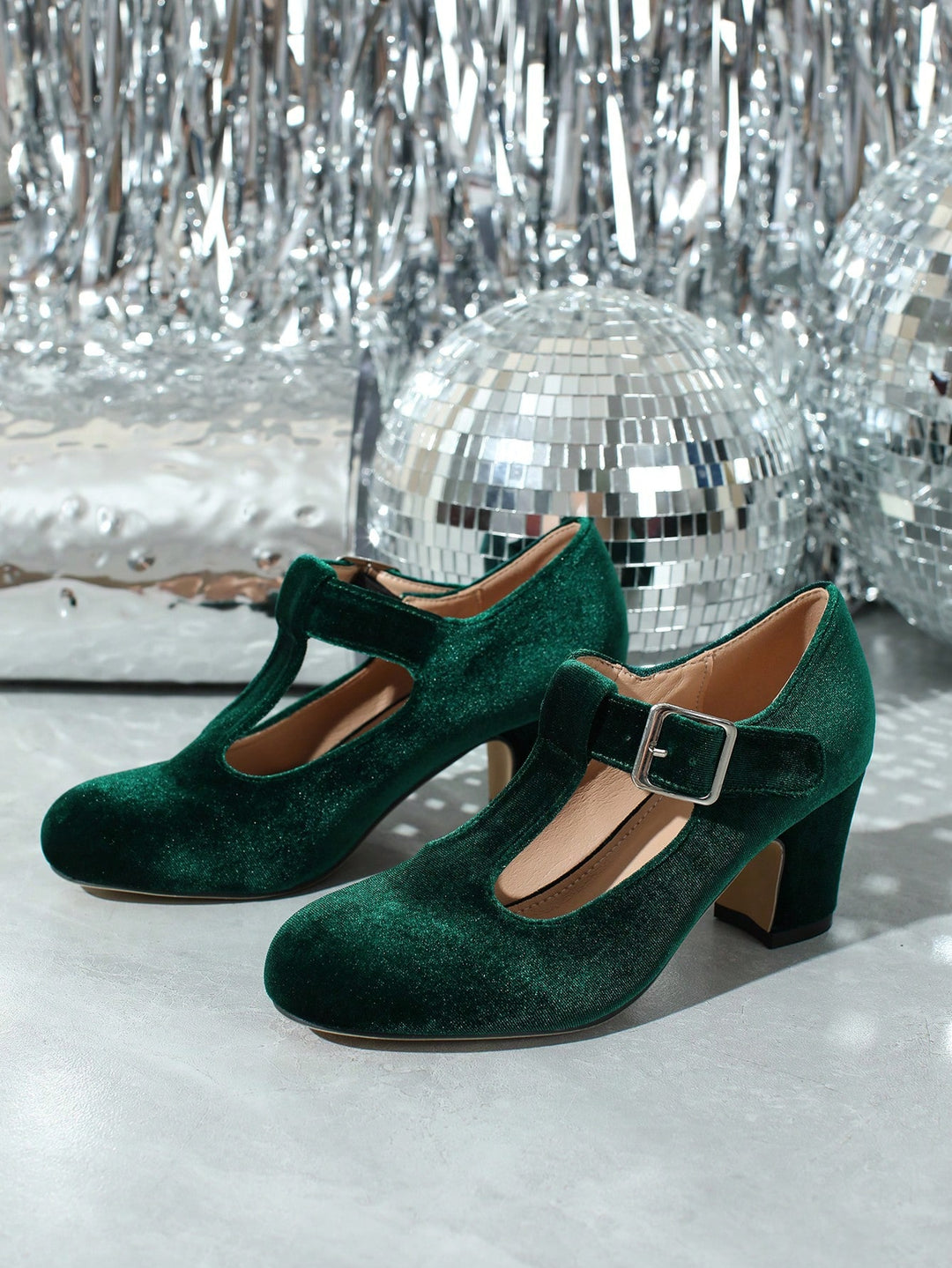 Pantofi cu toc SHEIN, kaki