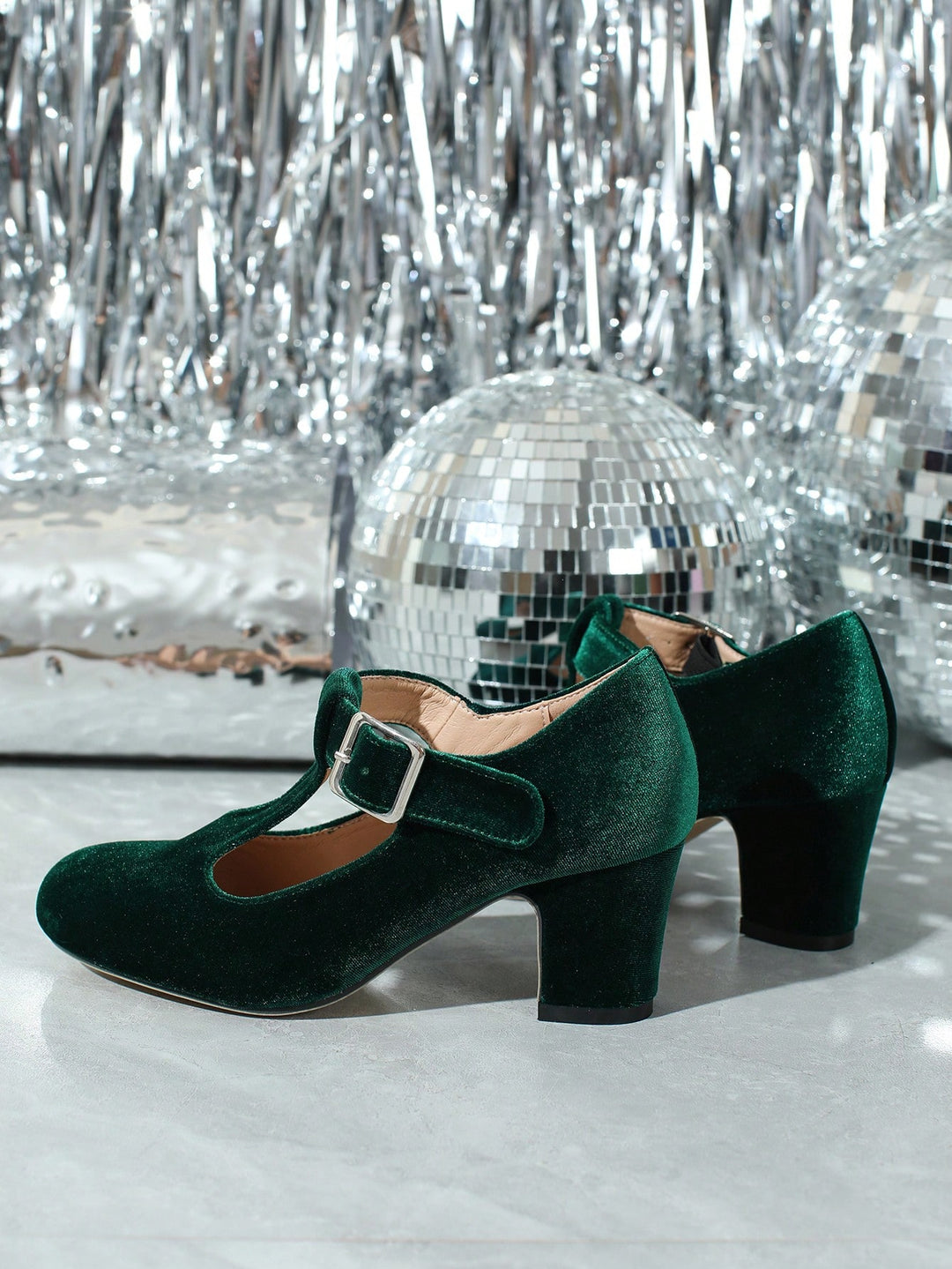 Pantofi cu toc SHEIN, kaki