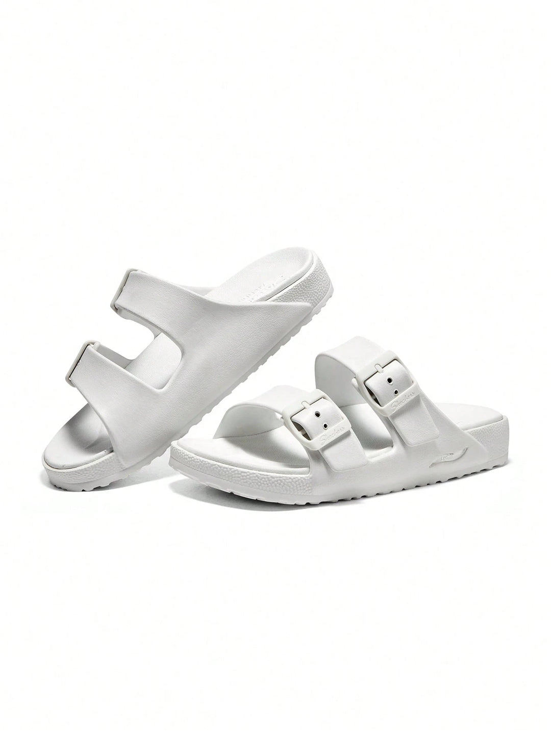 Șlapi SKECHERS, alb