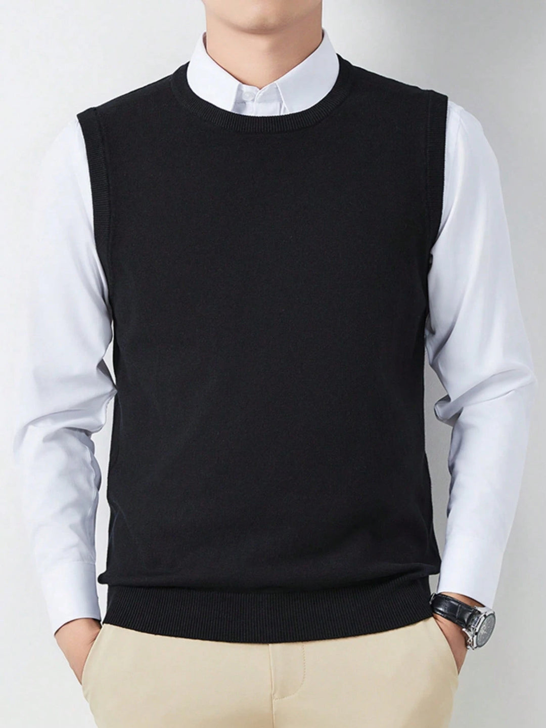 Vestă SHEIN, negru