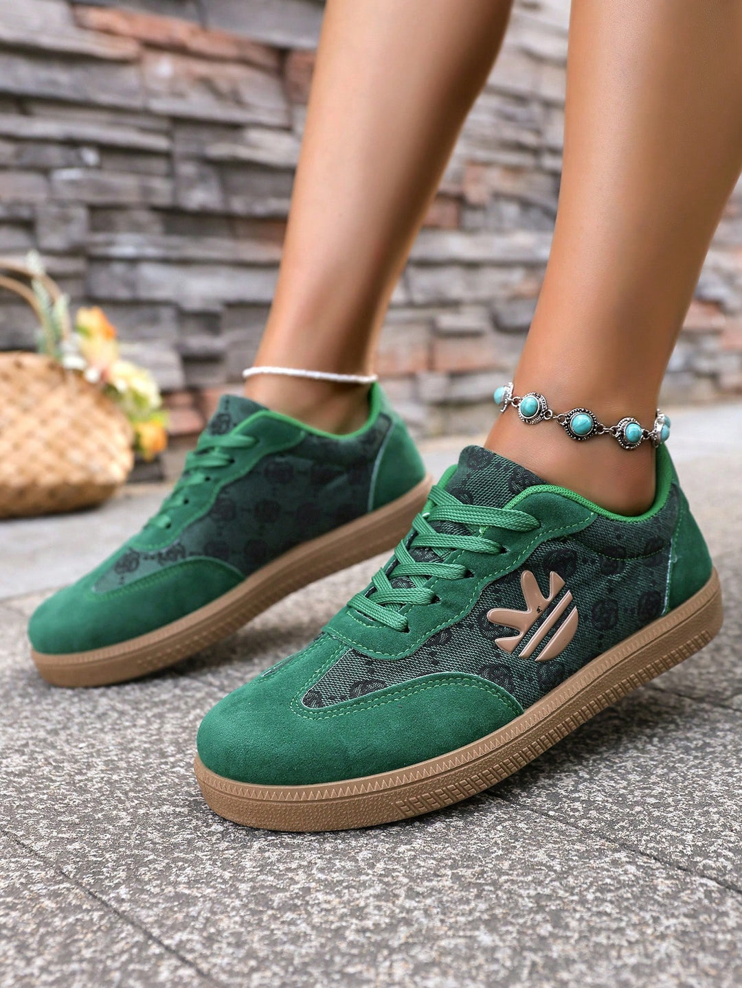 Pantofi sport SHEIN, verde
