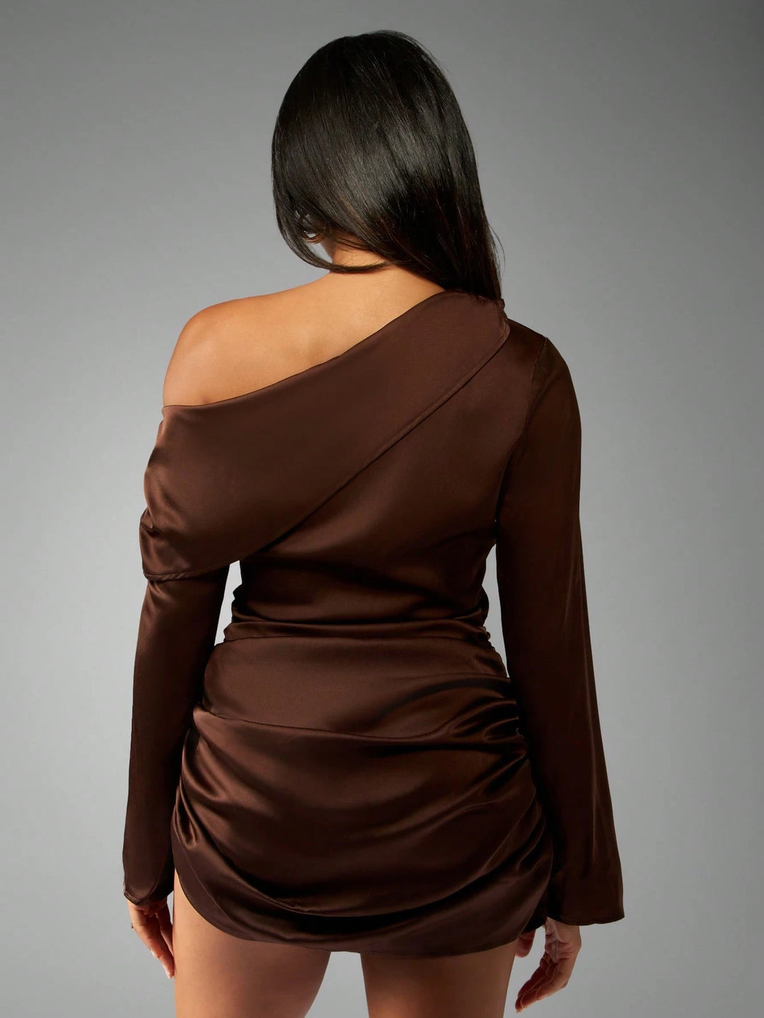 Rochie mini SHEIN, maro