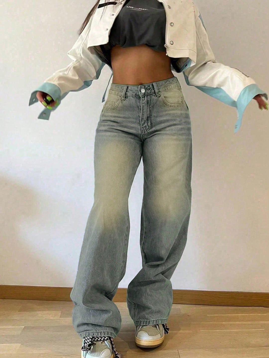 Jeans SHEIN, albastru