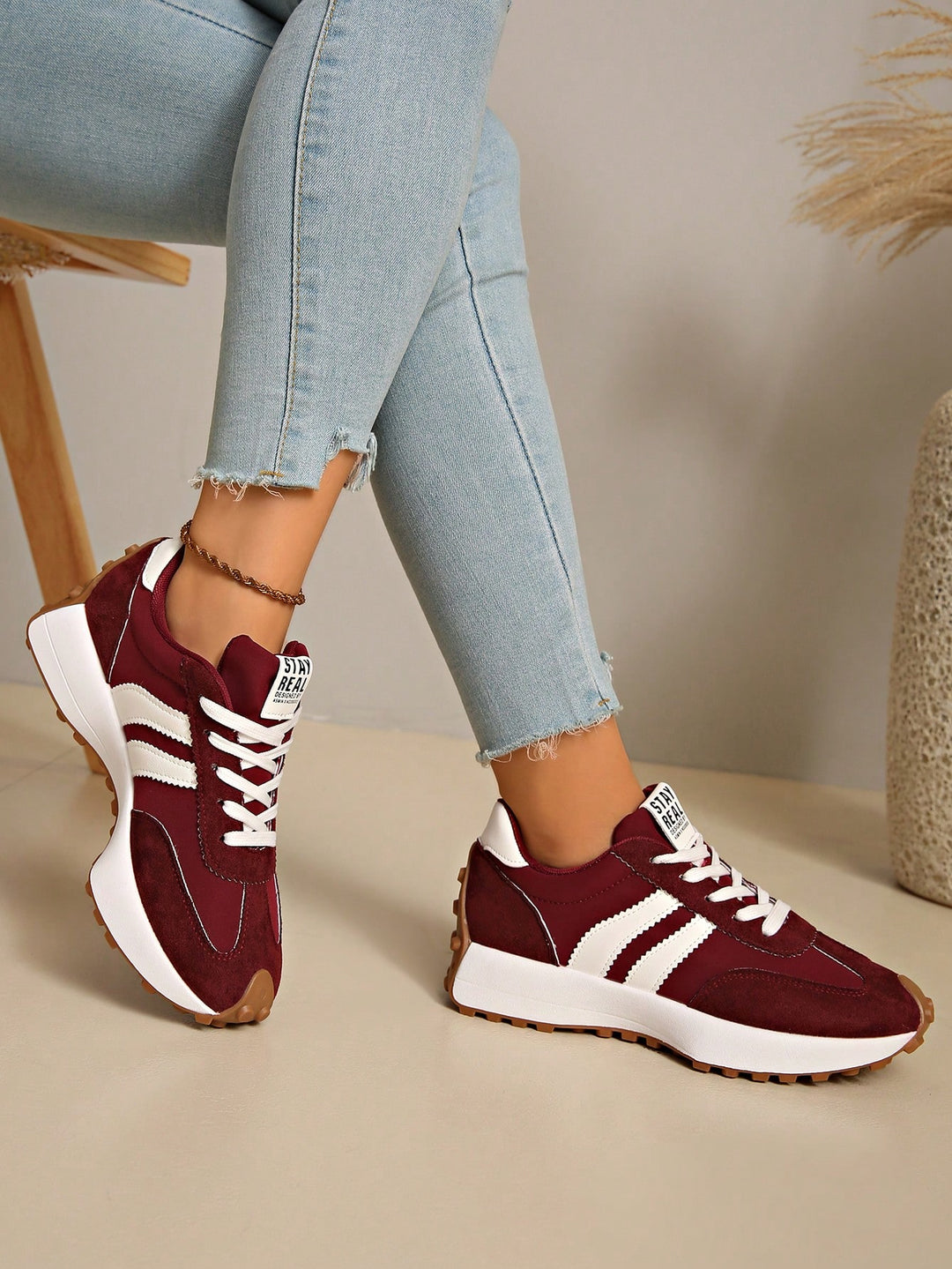 Pantofi sport SHEIN, roșu