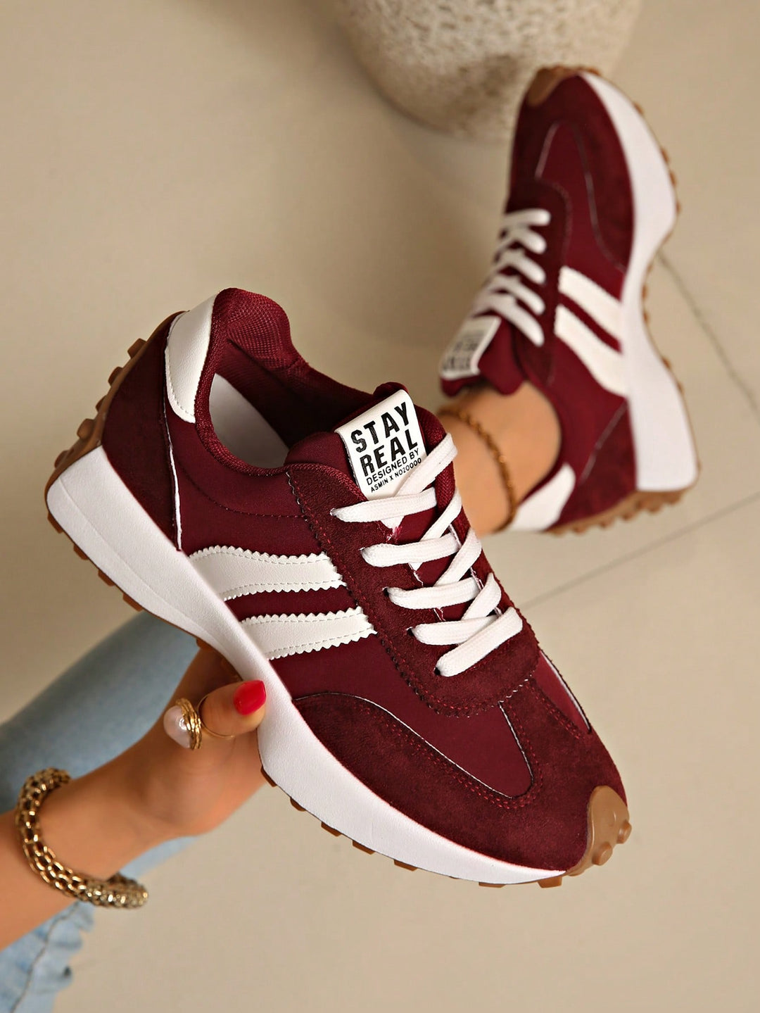 Pantofi sport SHEIN, roșu