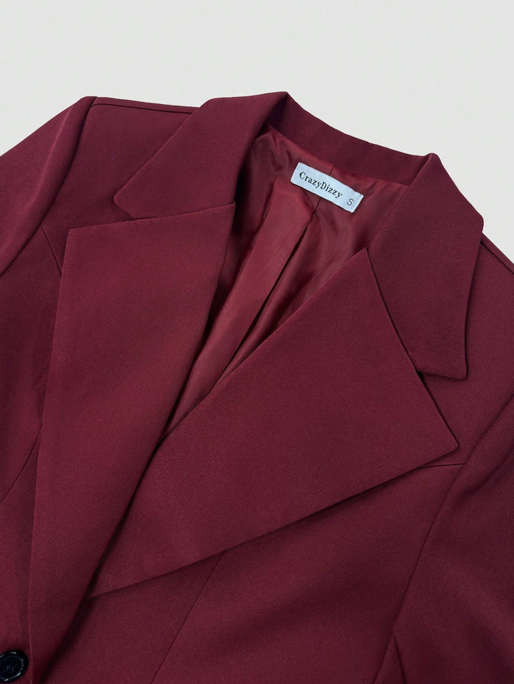 Rochie tip sacou SHEIN, vișiniu