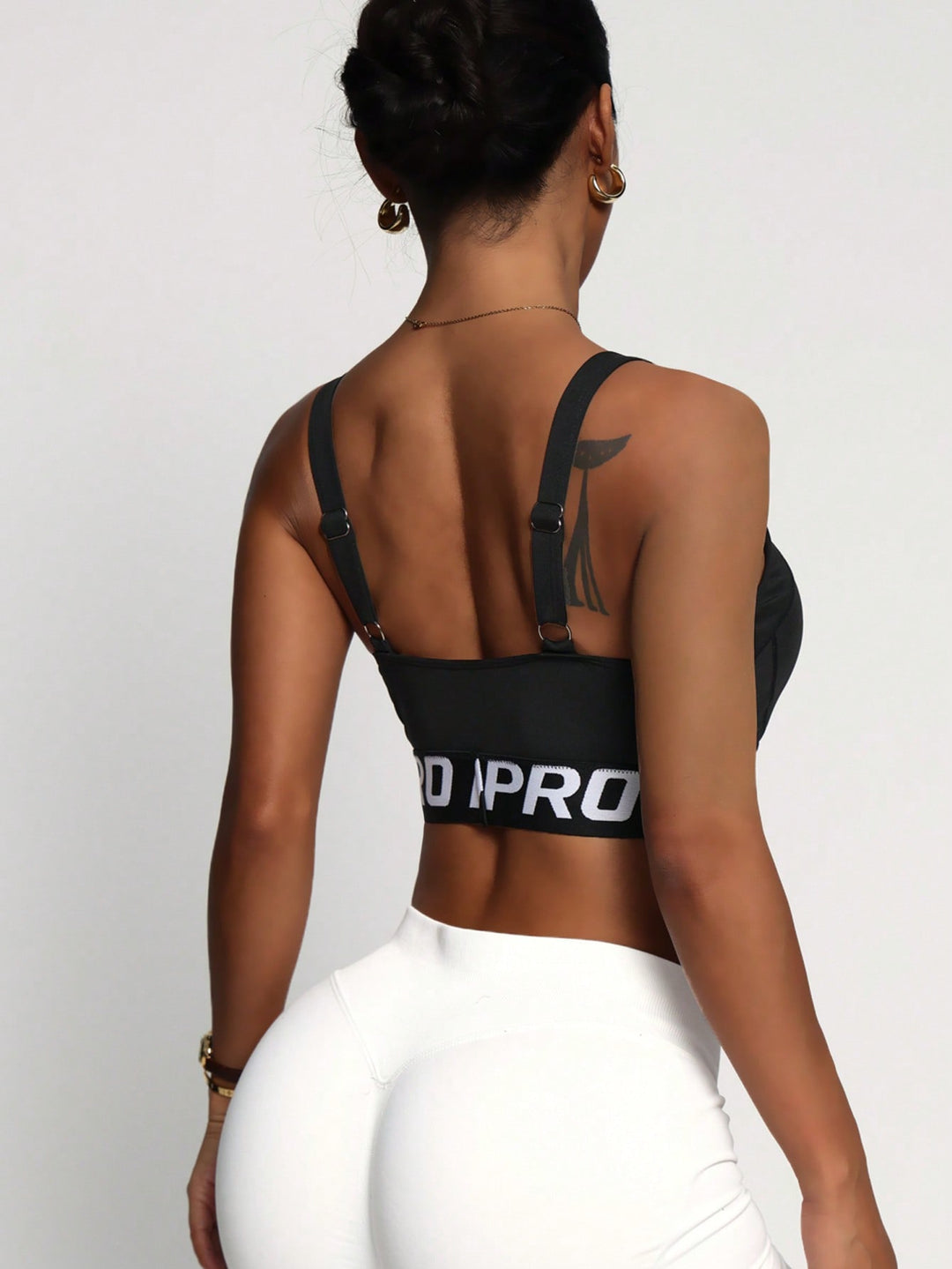 Bustieră sport SHEIN, negru