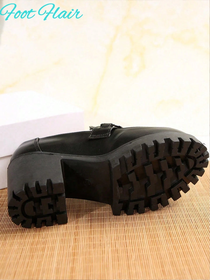 Pantofi cu toc SHEIN, negru