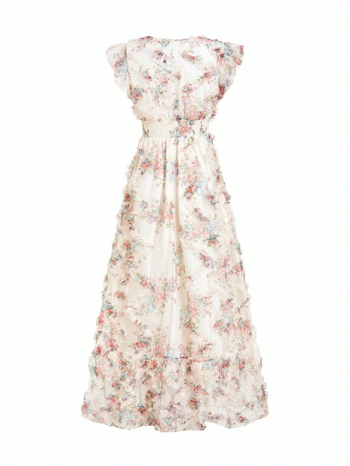 Rochie maxi SHEIN, mix culori