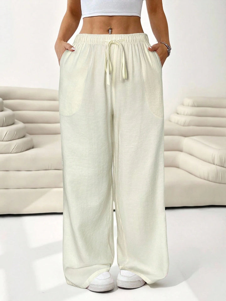 Pantaloni SHEIN, galben