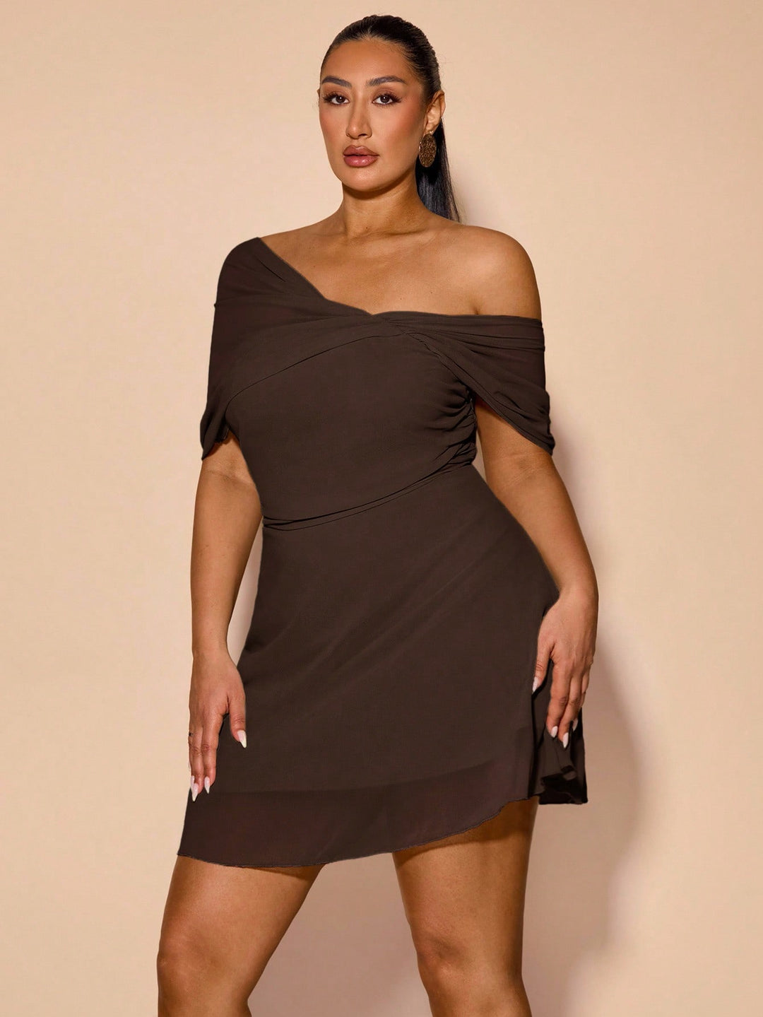 Rochie SHEIN, maro