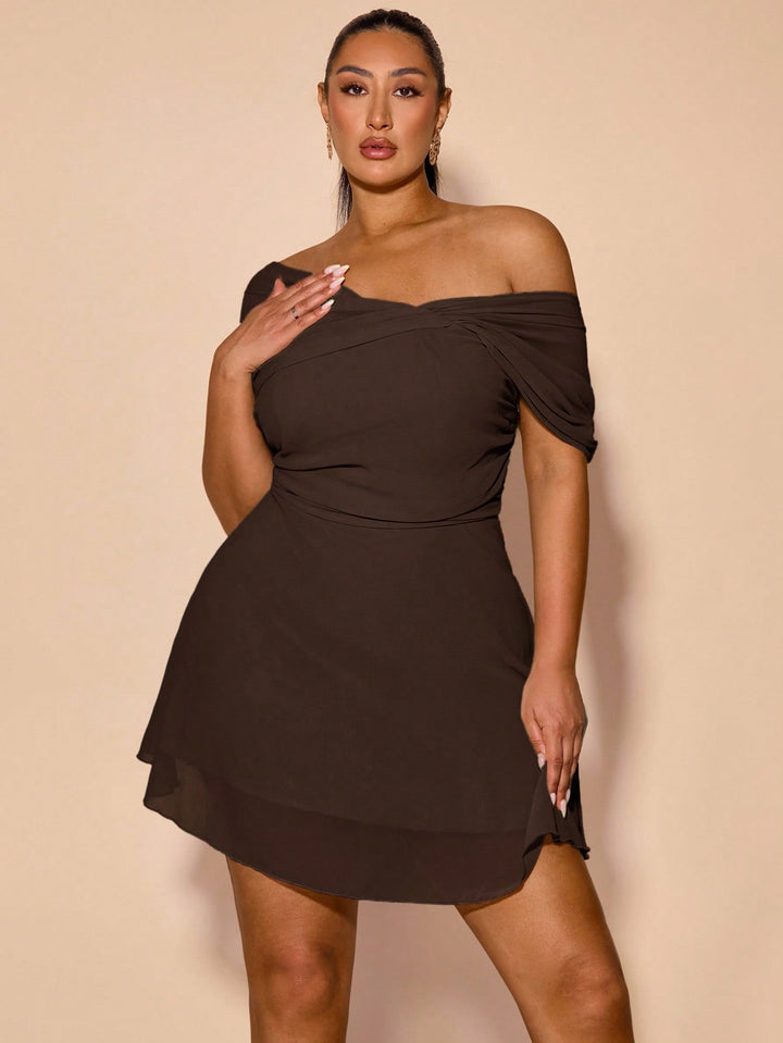Rochie SHEIN, maro