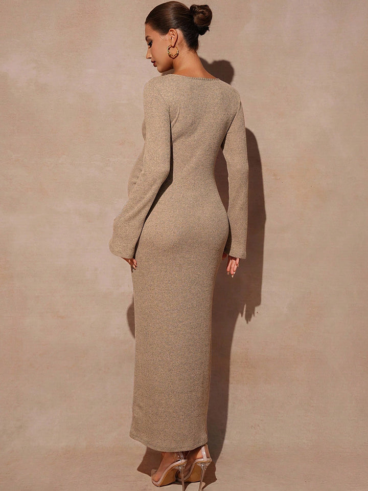 Rochie SHEIN, kaki