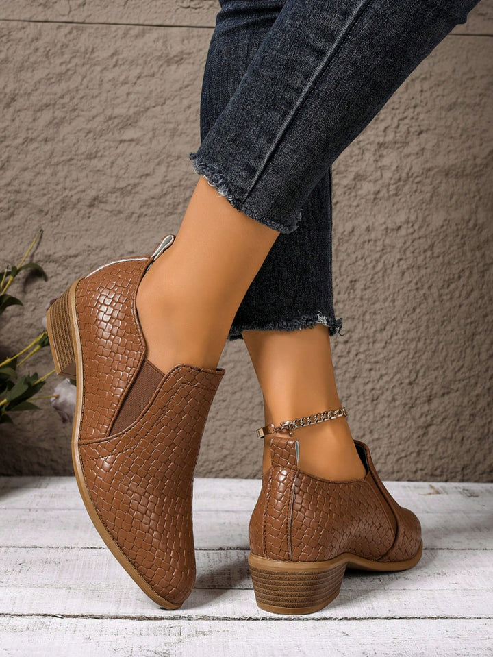 Pantofi SHEIN, maro