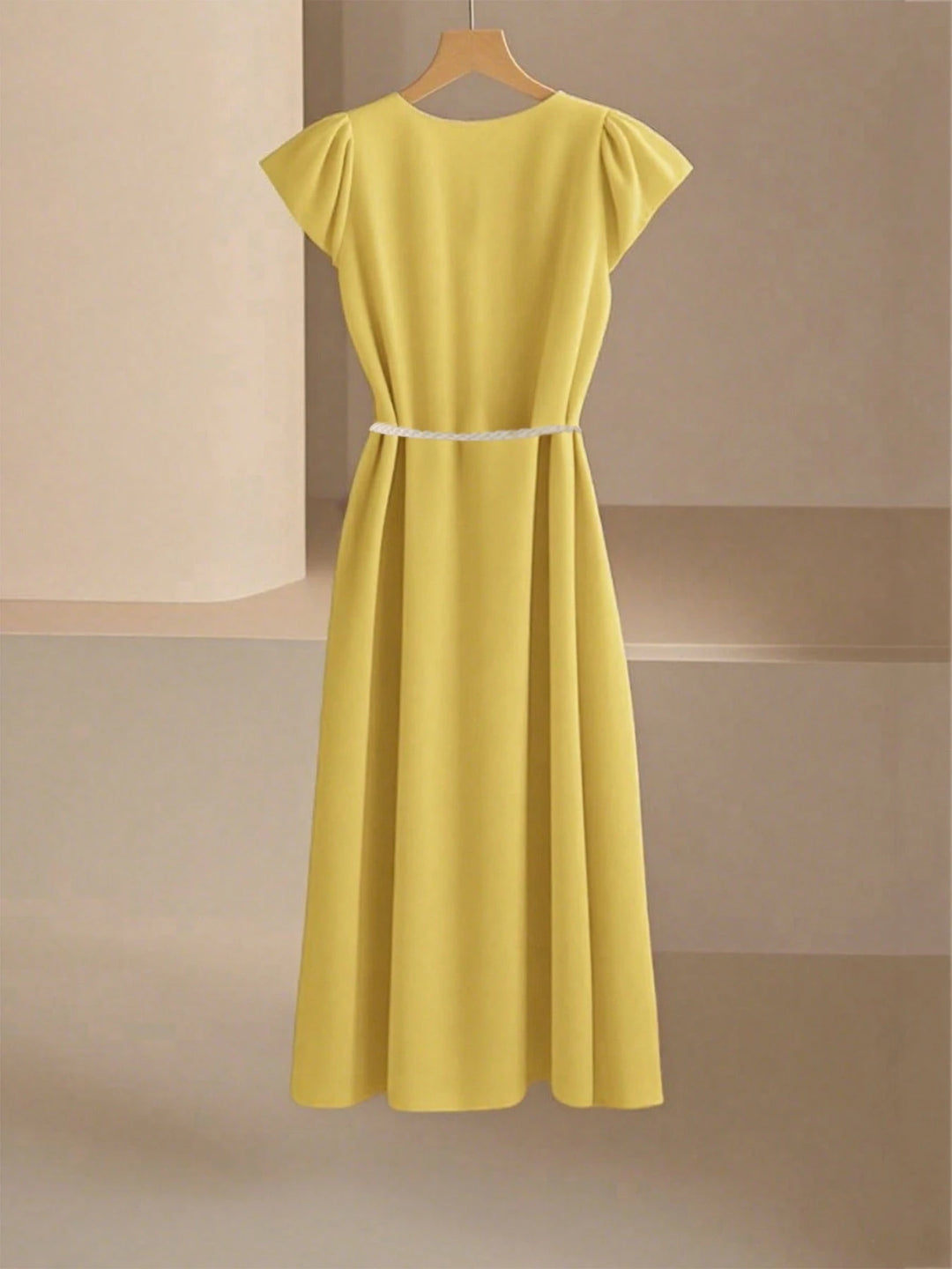 Rochie midi SHEIN, galben