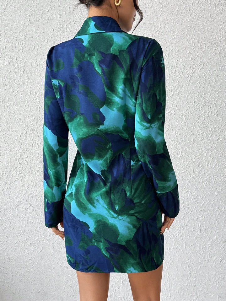 Rochie scurtă SHEIN, verde