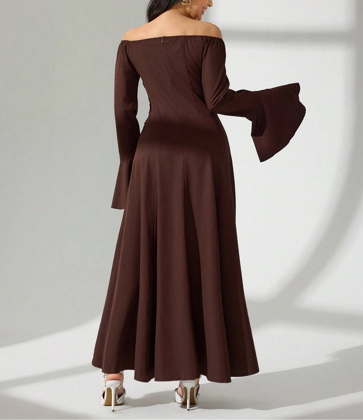 Rochie maxi Shein, maro